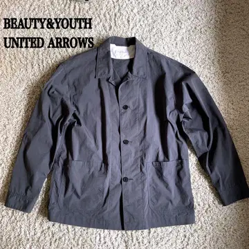 B&Y UNITED ARROWS 셔츠 자켓 그레이 XL 긴팔