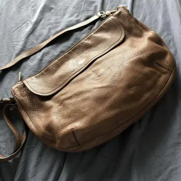 FURLA 훌라 주름 가죽 숄더백 그레이지