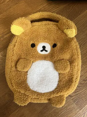 산엑스 리락쿠마 코리락쿠마 복슬복슬 컷 백 봉제 인형
