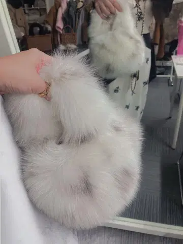 링크스캣 염색 퍼 백