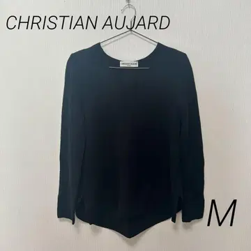 크리스천 오자르 니트 블랙 V넥 CHRISTIAN AUJARD