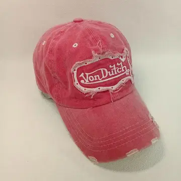 Von Dutch 핑크 데미지 캡