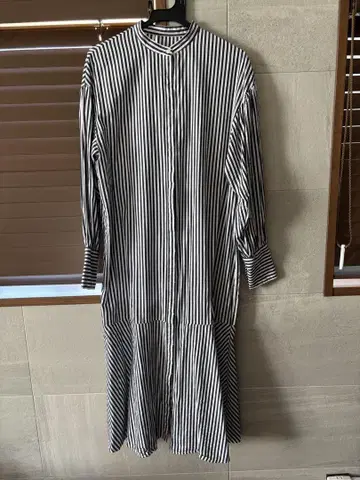 [ 새상품급 ] 긴팔 셔츠 원피스/리브 드와 사이즈 02