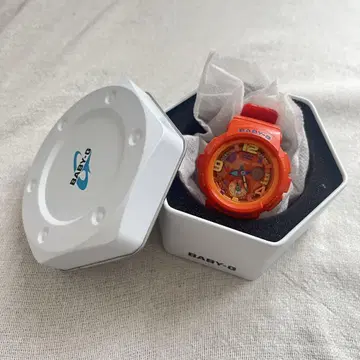 카시오 CASIO BABY-G GBA-190 손목시계 오렌지 방수