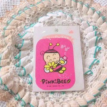 [ PINKI BEE ] 핑키비 산리오 90s 와펜 수공예 리메이크