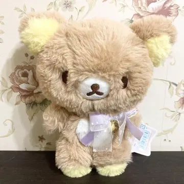 택 포함 San-x 리락쿠마 봉제 인형 파자마 파티