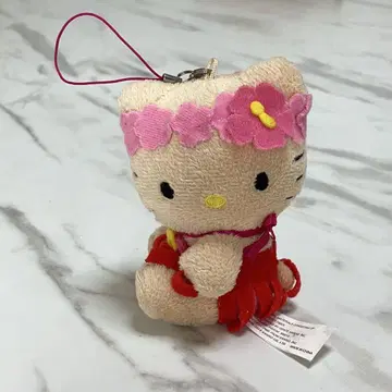 괌 한정 일광화상 키티 플라댄스 키링 타입