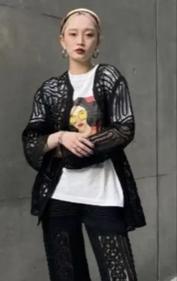 클리닝 Ameri 바텐 레이스 자켓 블랙