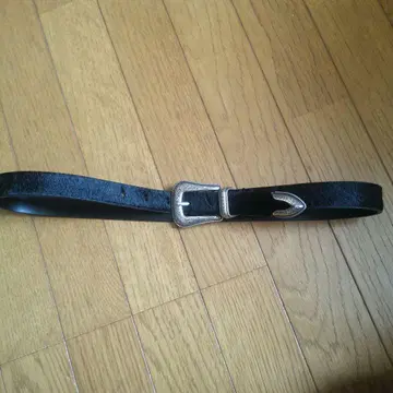 Wrangler HIAR ON HIDE WESTERN BELT BLACK