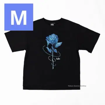 Ado 팝업 스토어 블루 로즈 M 사이즈 T셔츠 Pop Up