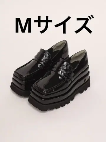 Darich 에나멜 플랫폼 로퍼