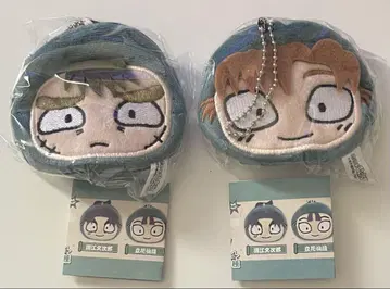 닌타마 란타로 미니 파우치 페이스 키링