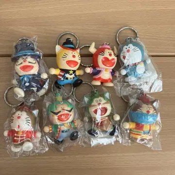 미개봉 레트로 더 도라에몽즈 키링형 피규어 8개 세트