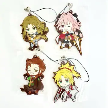 Fate/Apocrypha 러버 스트랩 4종 세트