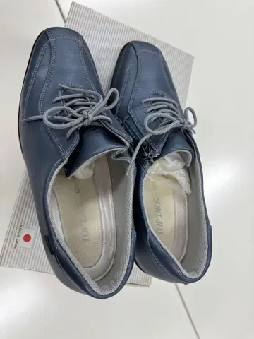 가죽 파랑 스니커즈 지퍼 포함