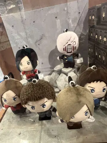 USJ 한정판 바이오하자드 컬렉터블 봉제 인형 키체인
