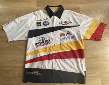 Racing Team 반팔 워크 셔츠