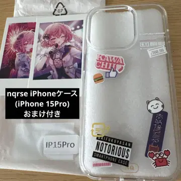 덤 포함 nqrse iPhone 케이스 iPhone 15Pro 클리어