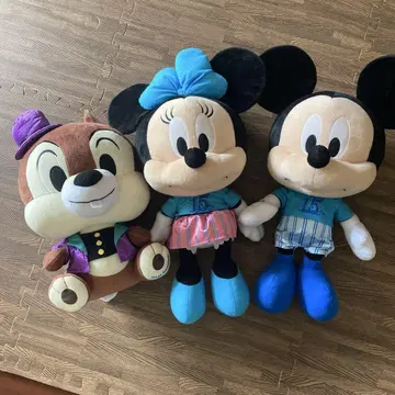 미키 미니 칩 봉제 인형 세트