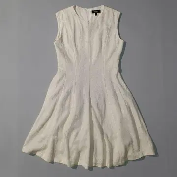 띠어리 슬리브리스 트위드 원피스 베이지 계열 2