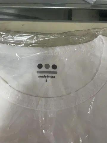 화이트 T셔츠 사이즈 S USA제