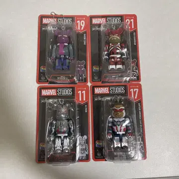 4개 세트 Happy 복권 MARVEL STUDIOS BE@RBRICK
