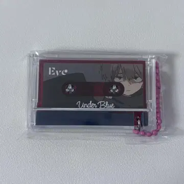 Eve Under Blue 복권 뮤직 키링 burgundy 비