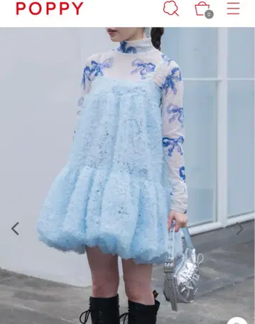 Poppy TULLE BALLOON TUNIC