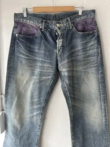 SWAGGER VINTAGE 가공 데님 팬츠 34 스와거