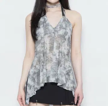 THEREDTHREAD S clip halter tops flare