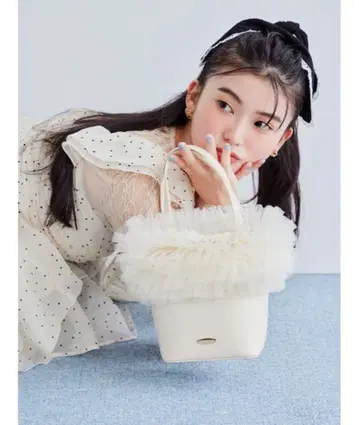 LILY BROWN [ 한정 컬러 ] 튤 절개 3way 토트