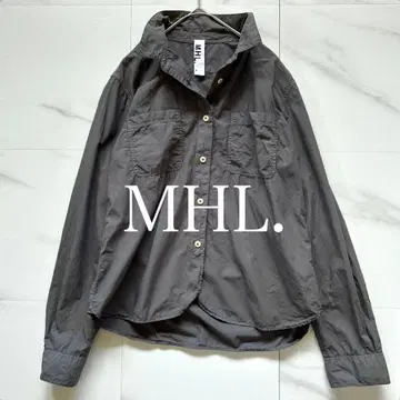 MHL 사이즈 3 코튼 긴팔 셔츠 그레이 여성용