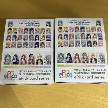 프로젝트 세카이 프로세카 ePick 카드 2점 2025 니코니코초카이기