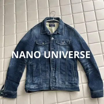 NANO UNIVERSE 다크 블루 데님 자켓 S