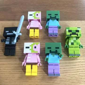 Minecraft 캐릭터 6체 세트
