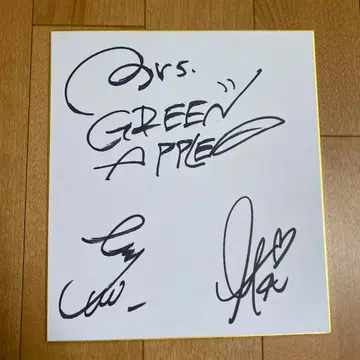Mrs. GREEN APPLE 오모리 모토키 사인