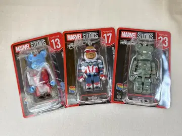 [ 낱개 판매 가능 ] MARVEL STUDIOS 베어브릭 3개 세트