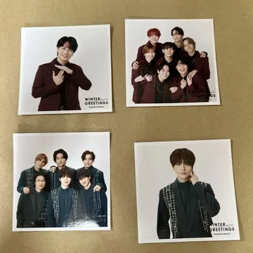 TravisJapan Kis-My-Ft2 정사각형 사진 스티커 포함