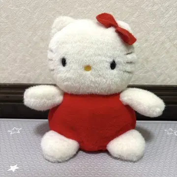 헬로키티 봉제 인형 비즈 포함 18cm