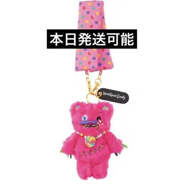 햄곰 캔디 스트랩 포함 마스코트 키체인