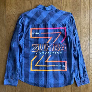 ZUMBA 체크 셔츠 [ 정품 ]