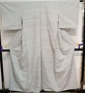 츠무기 기모노 순수 실크