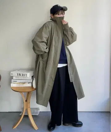 ap retro 리브 스탠드 코트