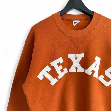 90s 빈티지 텍사스 로고 맨투맨 RUSSELL USA D1