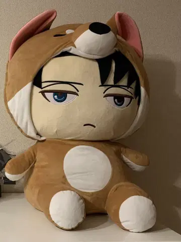 진격의 거인 리바이 아니마루코 봉제 인형 L 아니마루!