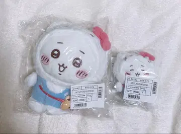 치이카와 x 산리오 캐릭터즈 봉제 인형 마스코트 홀더 2개 세트