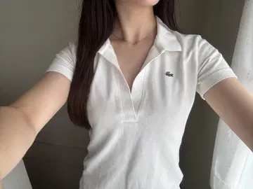 Lacoste 피케 셔츠 화이트 34