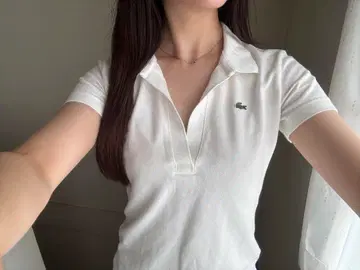 Lacoste 피케 셔츠 화이트 34