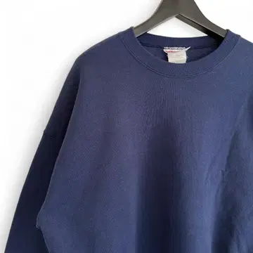 90s 빈티지 헤인즈 무지 맨투맨 PREMIUM 네이비 D4