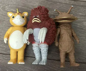 BANDAI 울트라맨 시리즈 괴수 피규어 3체 세트